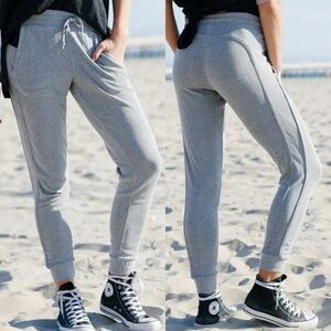 Free People Movement Womens Back Into It Joggers Size Small Gray Elastic Waist